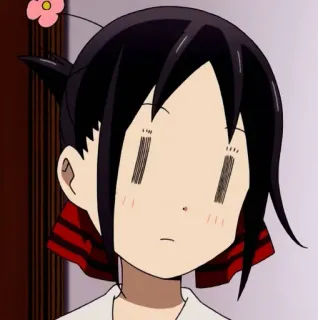 💈 Kaguya Shinomiya Kaguya-sama: Love Is War anime, kaguya-sama, kaguya shinomiya, shocked, funny, reaction, surprised telegram sticker