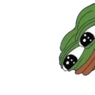 📎 Pepe the Frog pepe, rana, meme, internet, dibujo animado whatsapp sticker