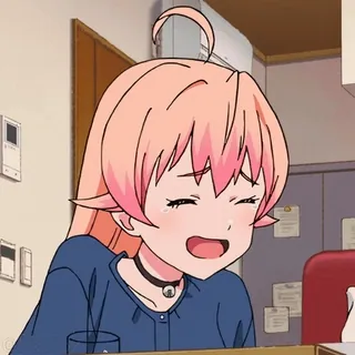 😂 Anime, Garota, chorando, emocional, desenho animado telegram sticker