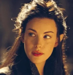 🍒 Arwen The Lord of the Rings Elfo, Arwen, O Senhor dos Anéis, Fantasia, Liv Tyler, Personagem de filme telegram sticker