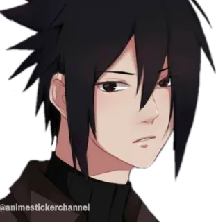 🤨 Sasuke Uchiha Naruto anime, manga, sasuke, uchiha, naruto, sticker telegram sticker