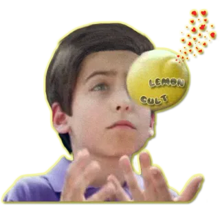🍋 LEMON CULT zitrone, kult, lustig, gelb, fanart, humor telegram sticker