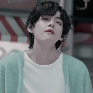 🍒 V Kpop, BTS, chanteur, célébrité, musique, idole whatsapp sticker