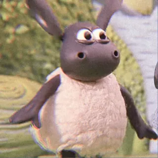 ☁️ Shaun the Sheep 羊, 漫画, 動物, クレイアニメ, アニメ, 農場 telegram sticker