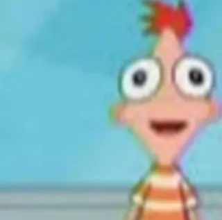 🤡 Phineas Phineas and Ferb cartoon, phineas, phineas and ferb, animated, character whatsapp sticker