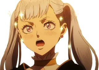 🤩 Noelle Silva Black Clover 애니메이션, 만화, 블랙 클로버, 노엘 실바, 마법사 telegram sticker