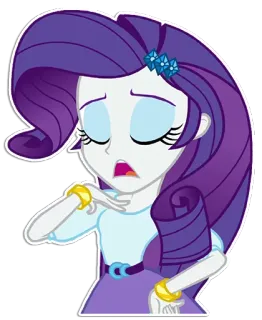 👉 Rarity My Little Pony: Equestria Girls My Little Pony, Equestria Girls, Rarity, Desenho animado, Animação, Pônei, Garota telegram sticker