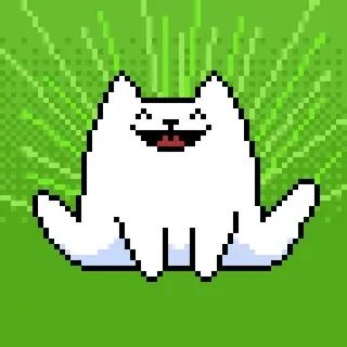 Pixel Cat by @mikkel_18dobrihlis telegram stickers