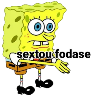 ✌️ Spongebob sextou fodase spongebob, cartoon, funny, friday, sextou, fodase telegram sticker