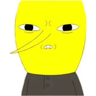Earl of Lemongrab whatsapp stickers