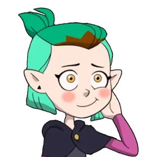 😊 Amity Blight The Owl House cartoon, animated, the owl house, amity blight, character telegram sticker
