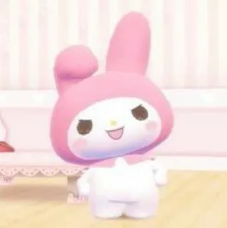 😆 My Melody My Melody, Sanrio, kawaii, lindo, conejo telegram sticker