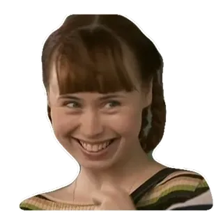 😊 женщина, улыбка, человек, выражение лица whatsapp sticker