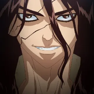 💈 Tsukasa Shishio Dr. Stone Anime, Bösewicht, Tsukasa, Dr. Stone, Shishio telegram sticker