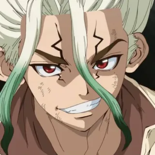 🧪 Senku Ishigami Dr. Stone anime, character, dr stone, senku, ishigami telegram sticker