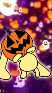 🎃 halloween, calabaza, fantasmas, dibujos animados, lindo, tenebroso telegram sticker