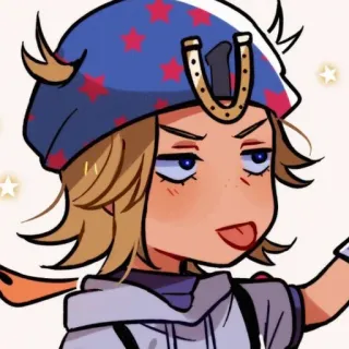 😝 Johnny Joestar JoJo's Bizarre Adventure Anime, Manga, Fanart, Sticker, Personaje, Jojo, JJBA telegram sticker