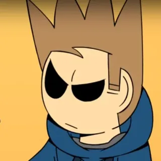 😠 Tom Eddsworld การ์ตูน, แอนิเมชั่น, โกรธ, ตัวละคร whatsapp sticker