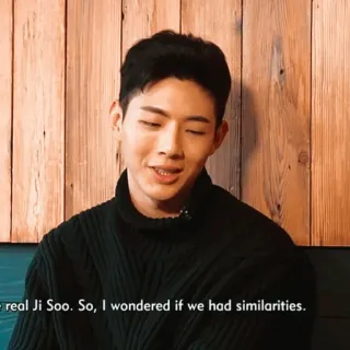 🎼 Ji Soo real Ji Soo. So, I wondered if we had similarities. telegram sticker