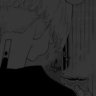 🕳 gun, violence, weapon, manga, anime, comic telegram sticker