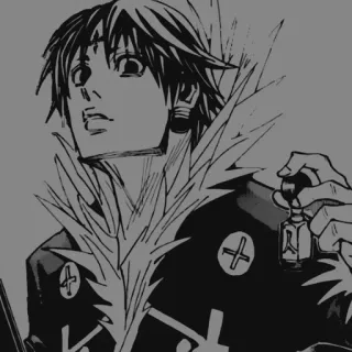 ✖️ Chrollo Lucilfer Hunter x Hunter Anime, Manga, Hunter x Hunter, Chrollo Lucilfer, Brigata Fantasma telegram sticker