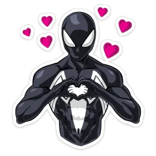 Человек-Паук. Костюм Симбиот (@TgSticker) telegram stickers