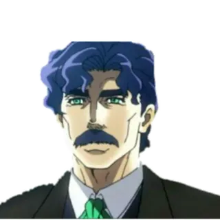 👀 Joseph Joestar JoJo's Bizarre Adventure jojo, joseph joestar, anime, adesivo, personaggio telegram sticker