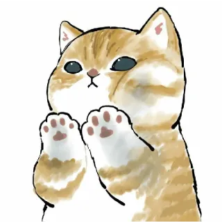 😀 gatto, gattino, carino, animale, gatto domestico, animale domestico telegram sticker