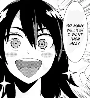 💦 SO MANY WILLIES!
I WANT THEM ALL! アニメ, マンガ, 漫画, ユーモア whatsapp sticker