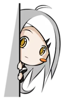 😏 Anime, Mangá, Desenho animado, Personagem, Garota, Ilustração telegram sticker