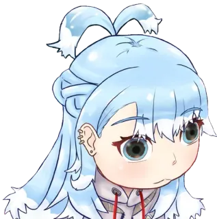 😳 Kobo Kanaeru Аниме, VTuber, Милый, Кобо Канаэру whatsapp sticker