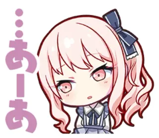 😶 おーーあ Аниме, Чиби, Милый, Персонаж whatsapp sticker