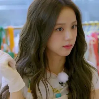 ✨ Jisoo певец, K-pop, Blackpink, портрет, лицо, знаменитость whatsapp sticker