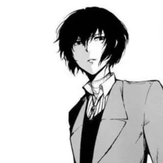 🌟 Osamu Dazai Bungo Stray Dogs Anime, Manga, Bungo Stray Dogs, Osamu Dazai, Dazai telegram sticker