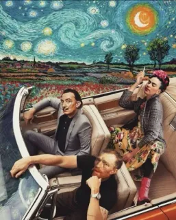 Van Gogh & Co. whatsapp stickers