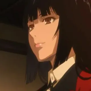 ♥️ Yumeko Jabami Kakegurui Anime, Kakegurui, Yumeko Jabami, Jeu, Uniforme scolaire, Personnage, Anime de jeu whatsapp sticker