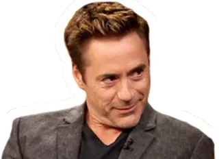 😏 Robert Downey Jr. actor, man, celebrity, downey telegram sticker