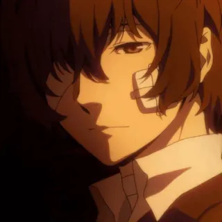 🥀 Osamu Dazai Bungou Stray Dogs アニメ, 太宰, 文豪ストレイドッグス, キャラクター, 男性 telegram sticker