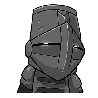 😲 knight, armor, helmet, medieval, fantasy, sticker telegram sticker