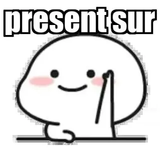😂 present sur słodkie, kreskówka, emoji, prezent, surrealistyczne telegram sticker