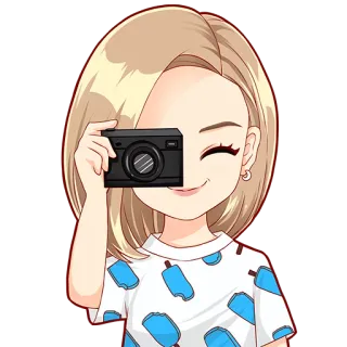 Daria The Photographer @kddiary telegram stickers