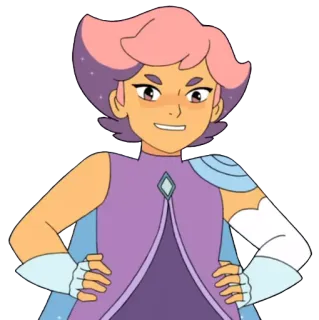 😏 Glimmer She-Ra and the Princesses of Power Glimmer, She-Ra, cartoon, princess, sparkles, netflix, animated telegram sticker