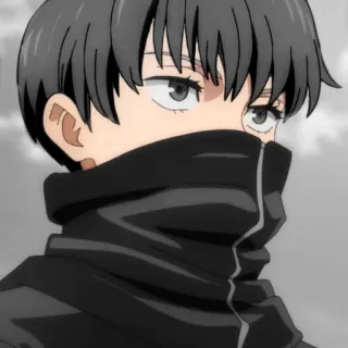 🖤 Аниме, Манга, Персонаж, Анимация, Портрет, Искусство telegram sticker