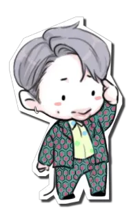 🍙 Chibi, Niedlich, Cartoon, Figur telegram sticker