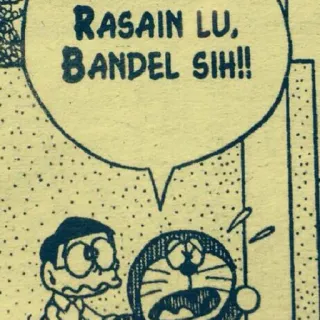 😡 Doraemon RASAIN LU, BANDEL SIH!! doraemon, anime, dessin animé, manga whatsapp sticker