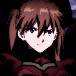 🎪 Asuka Langley Soryu Neon Genesis Evangelion anime, evangelion, asuka, character, japanese animation telegram sticker