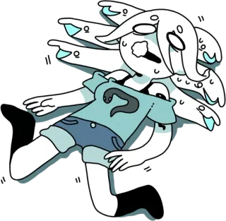 😵 cartoon, character, illustration, art telegram sticker