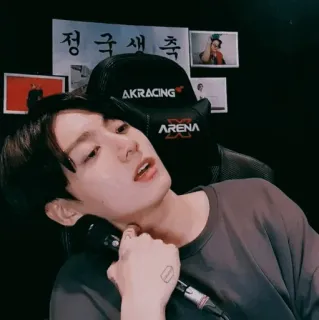 ✨ Jungkook 정국 생축 K-pop, BTS, piosenkarz, koreański, Jungkook, ARMY telegram sticker