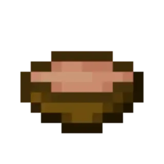 🍲 Minecraft minecraft, pixel art, video game, food, stew, bowl, soup, minecraft food telegram sticker