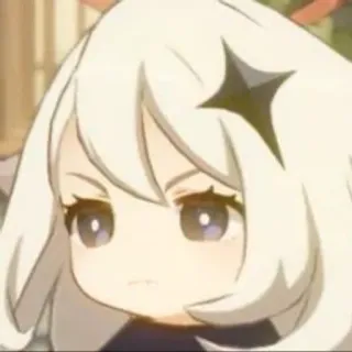 😠 Paimon Genshin Impact anime, paimon, genshin impact, video game character, cute, chibi telegram sticker